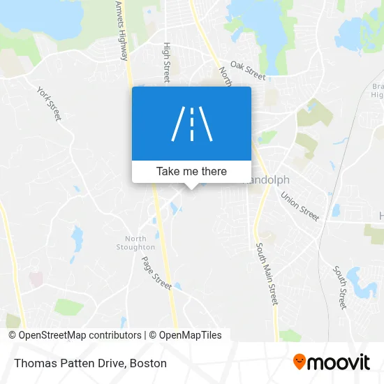 Thomas Patten Drive map