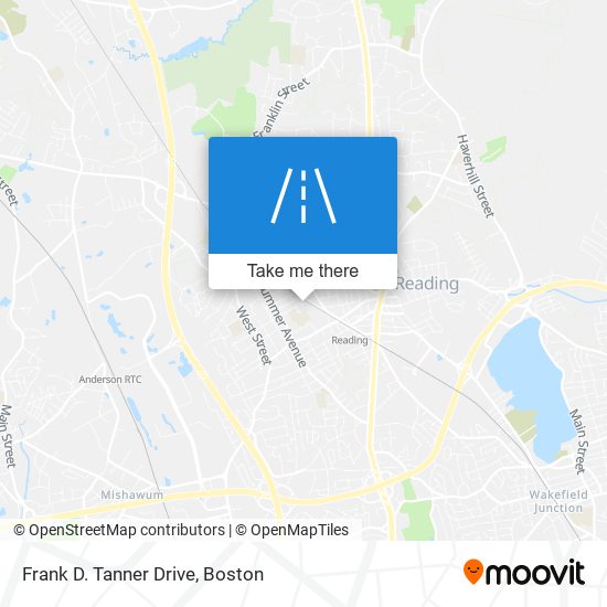 Mapa de Frank D. Tanner Drive