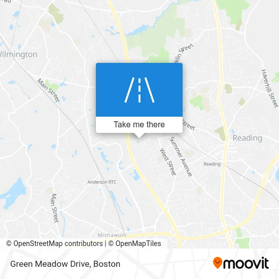 Green Meadow Drive map