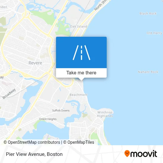 Pier View Avenue map