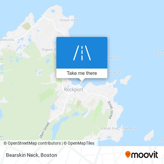Mapa de Bearskin Neck