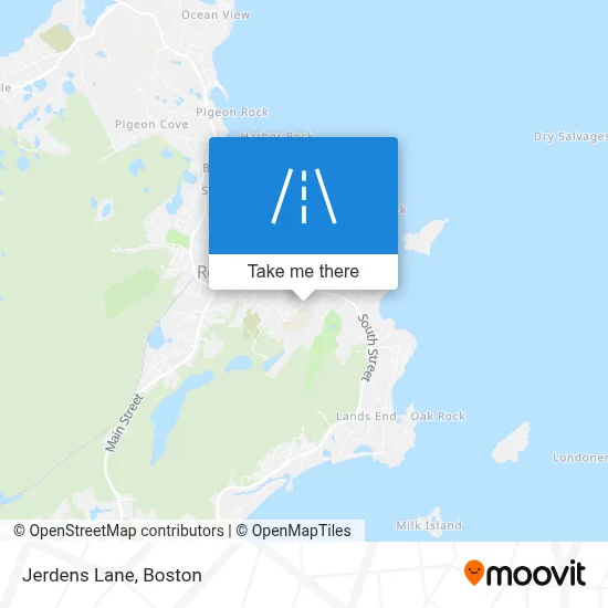 Jerdens Lane map