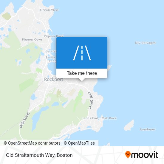 Old Straitsmouth Way map