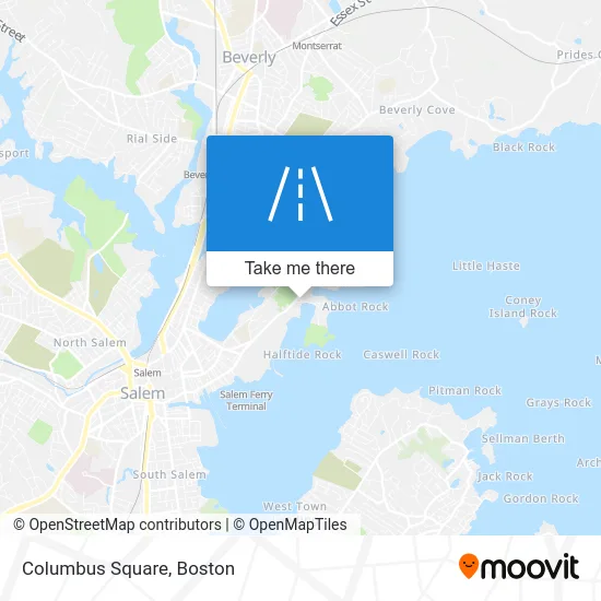 Columbus Square map