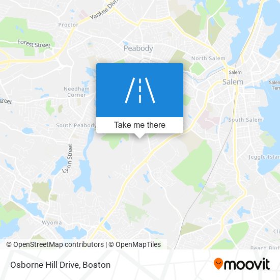 Osborne Hill Drive map