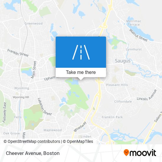 Mapa de Cheever Avenue