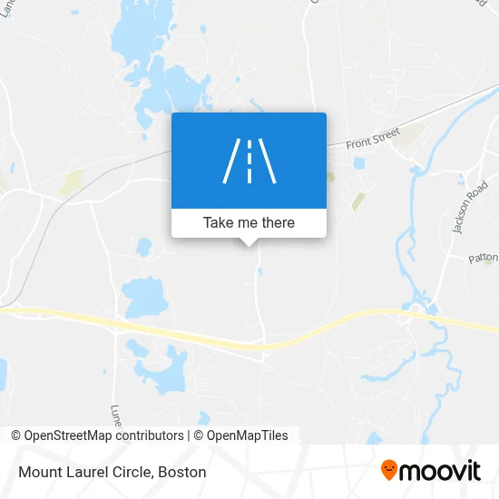 Mount Laurel Circle map