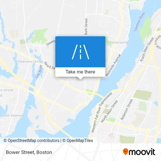 Bower Street map