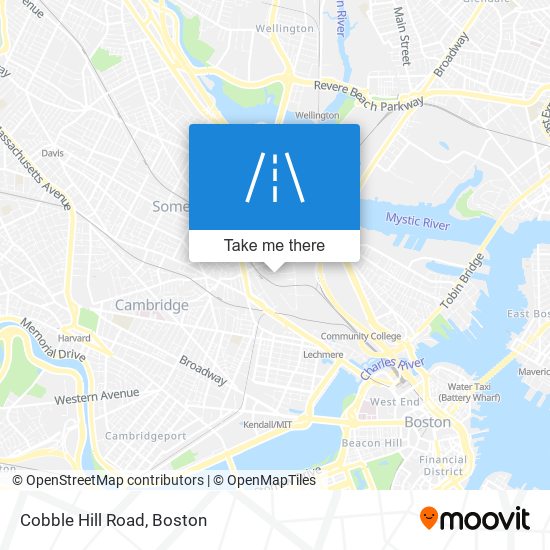 Cobble Hill Road map