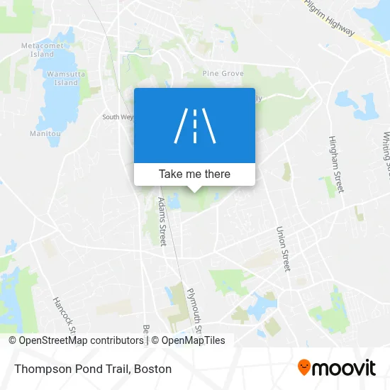 Thompson Pond Trail map
