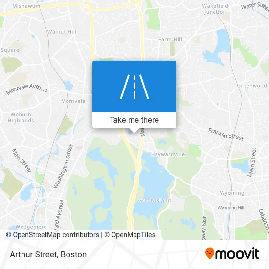 Arthur Street map