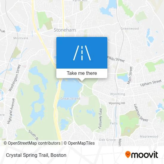 Crystal Spring Trail map