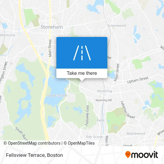Fellsview Terrace map