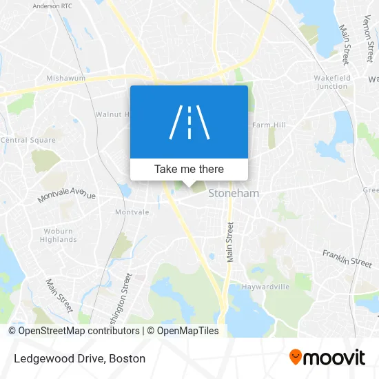 Ledgewood Drive map