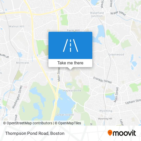 Mapa de Thompson Pond Road