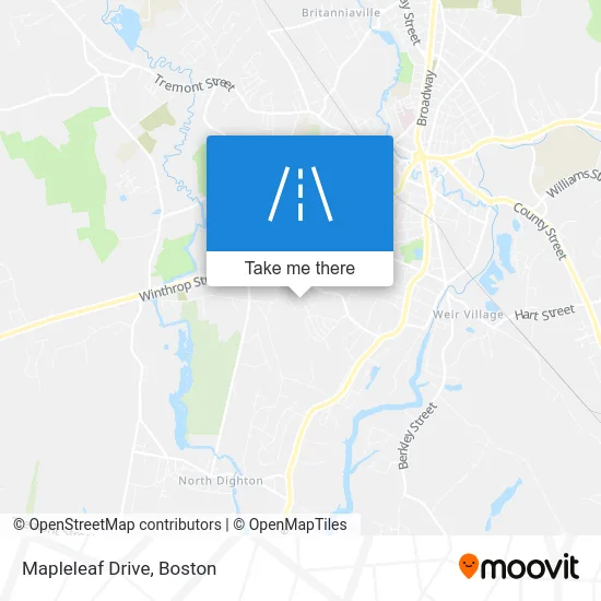 Mapleleaf Drive map