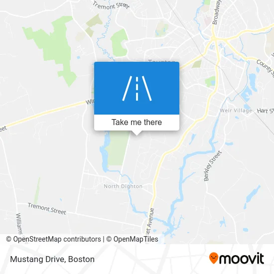 Mustang Drive map