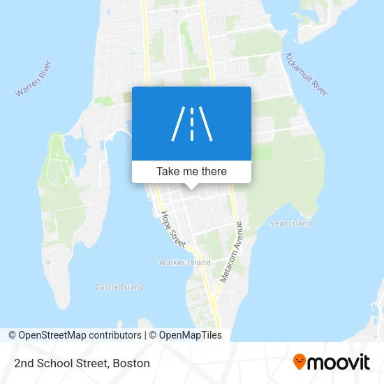 2nd School Street map
