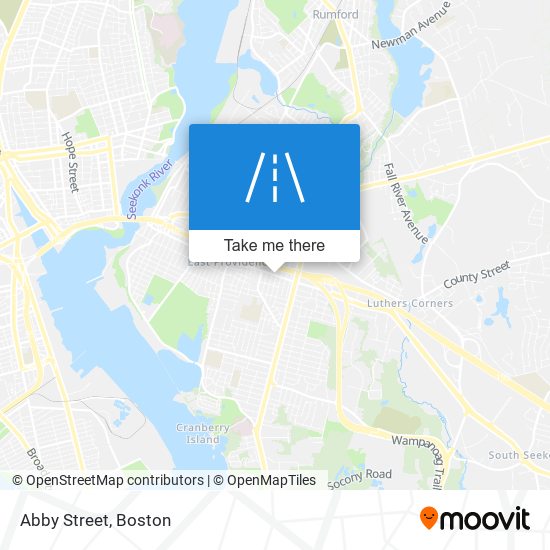 Abby Street map