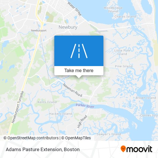 Adams Pasture Extension map