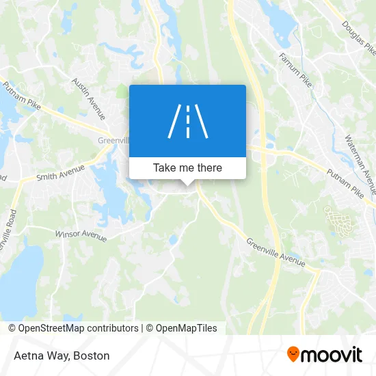 Aetna Way map