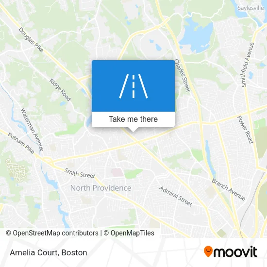 Amelia Court map