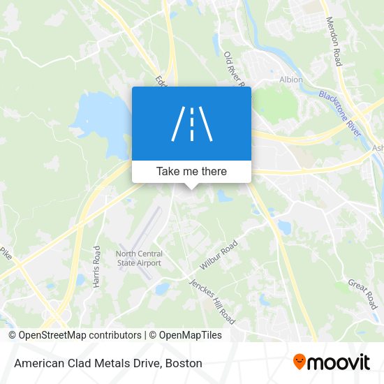 American Clad Metals Drive map