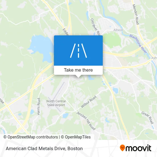 American Clad Metals Drive map