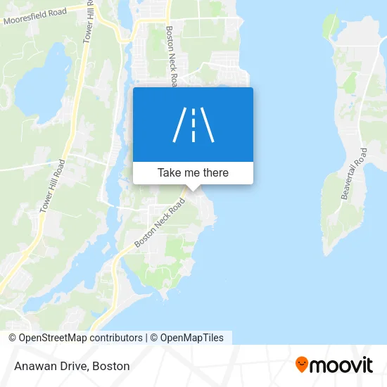Anawan Drive map