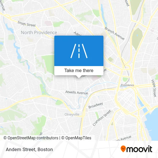 Andem Street map