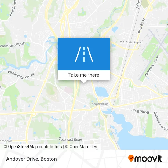 Andover Drive map