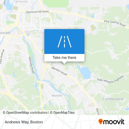 Andrews Way map