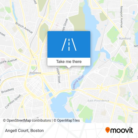 Mapa de Angell Court