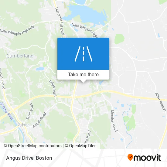 Angus Drive map