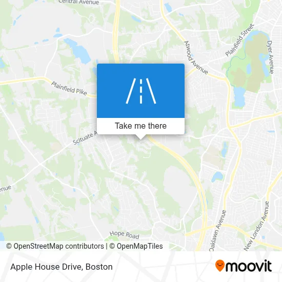 Apple House Drive map