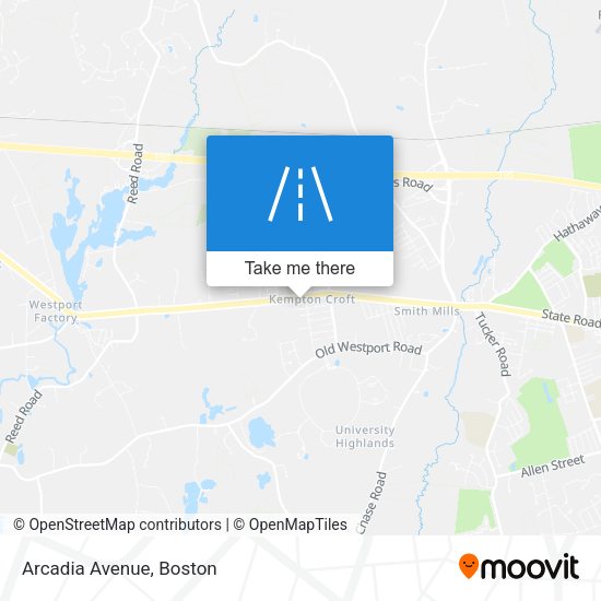 Mapa de Arcadia Avenue