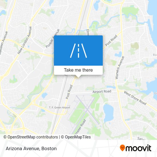 Mapa de Arizona Avenue