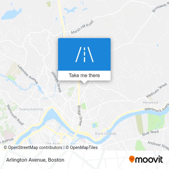 Mapa de Arlington Avenue