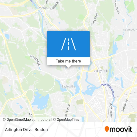 Arlington Drive map