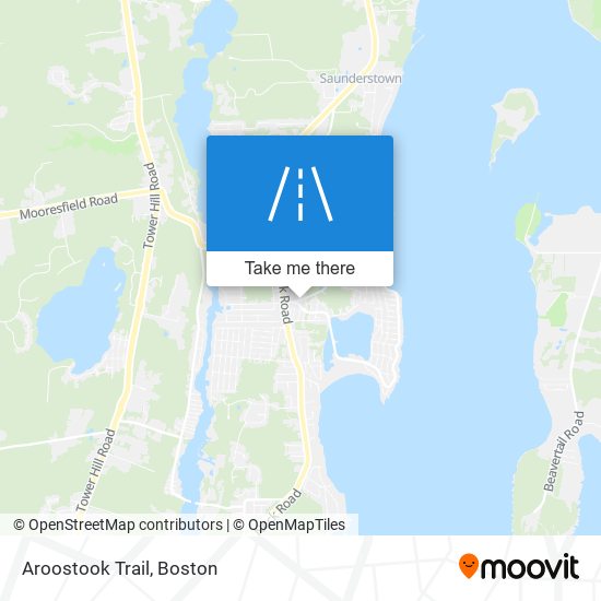 Mapa de Aroostook Trail