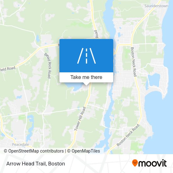 Mapa de Arrow Head Trail