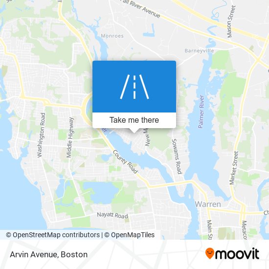 Mapa de Arvin Avenue