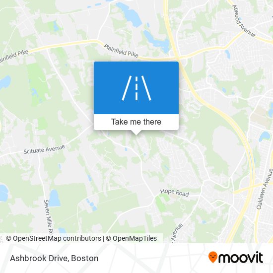 Mapa de Ashbrook Drive