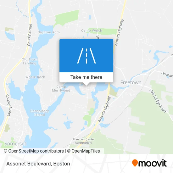 Assonet Boulevard map