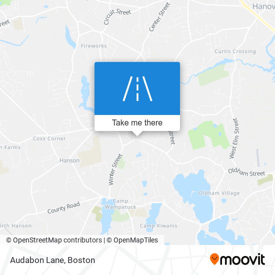 Mapa de Audabon Lane