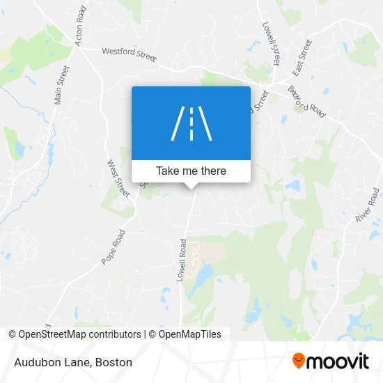 Mapa de Audubon Lane