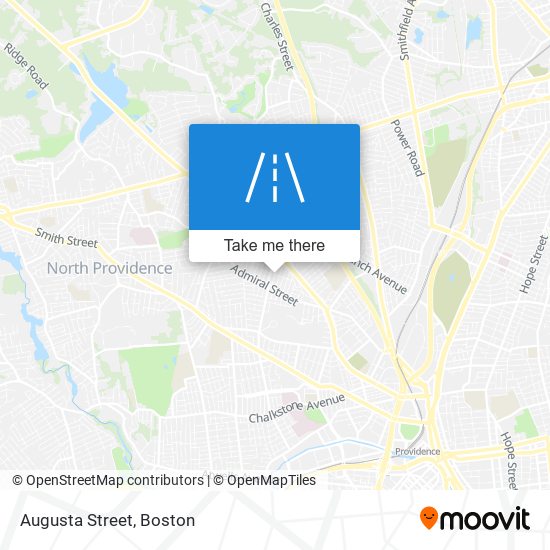 Augusta Street map