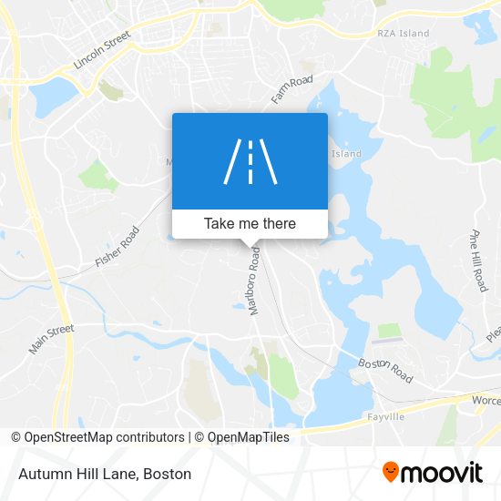 Mapa de Autumn Hill Lane