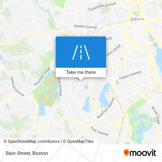 Bain Street map