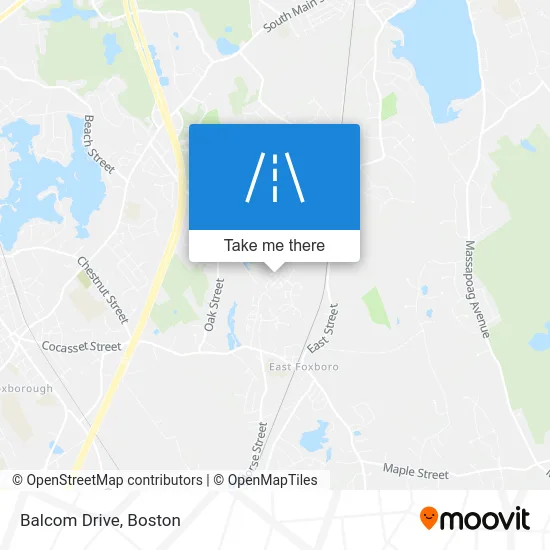 Balcom Drive map